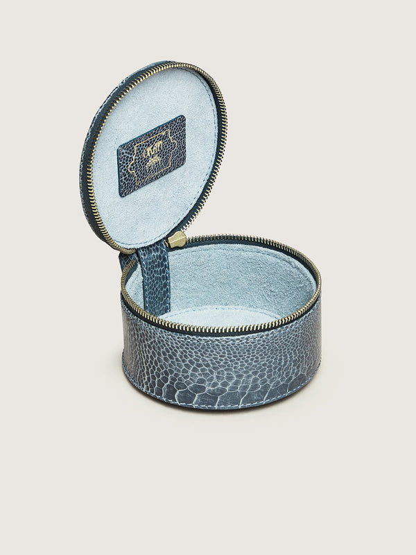 Pill Box Small - Ahos Blue Jean
