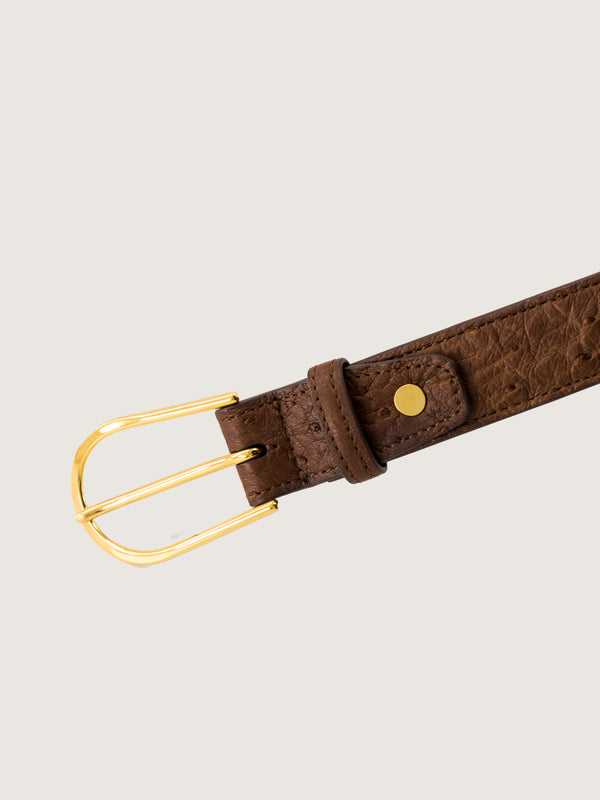 30mm Kango Ostrich Belt 38 Inch