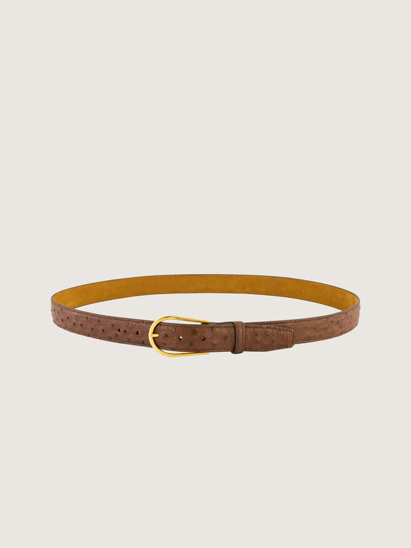 30mm Kango Ostrich Belt 38 Inch