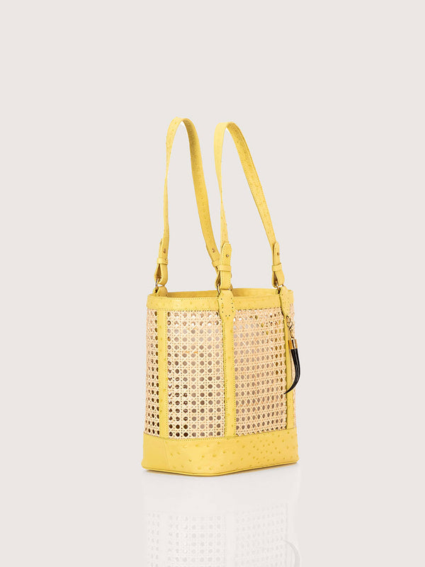 Rattan Bag Med Fq Mimosa