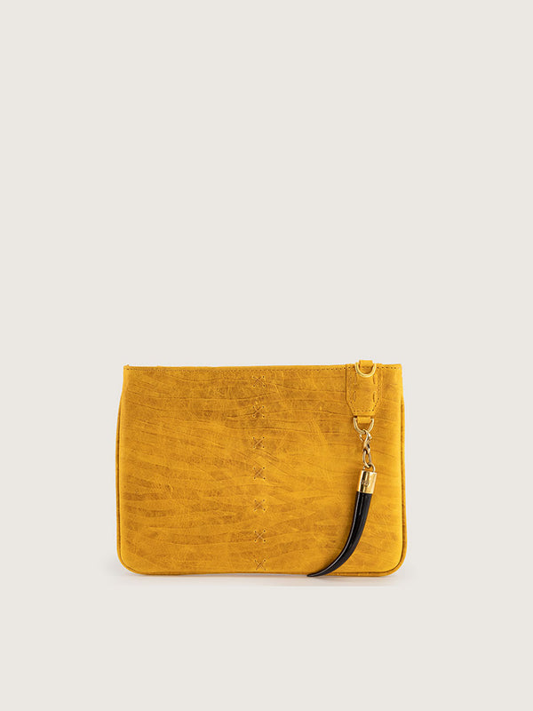 Aya Small Pouch Blesbok Buttercup Zebra