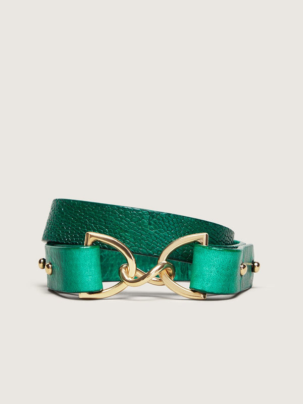 Double Wrap Bracelet - Brilliant Green