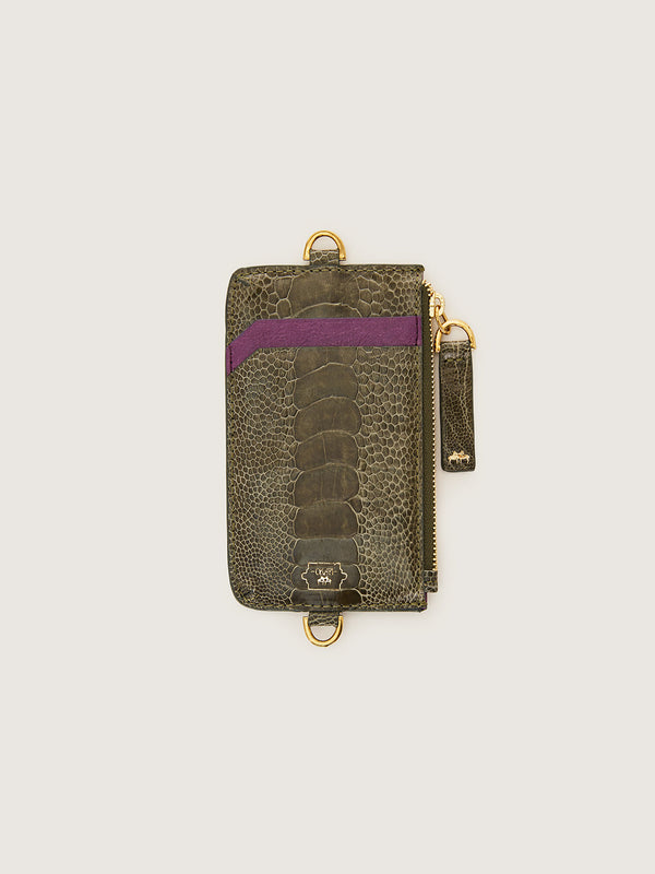 Coin Purse - Serpentine African violet