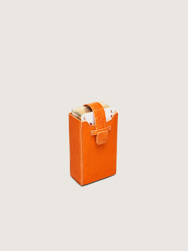 Playing card holder - Tangerine