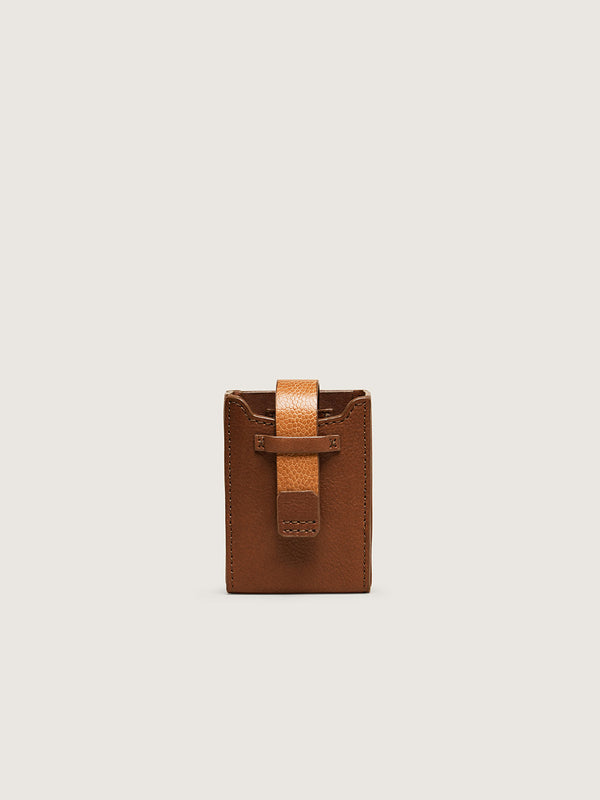 Bridge Card Holder - Mid Brown