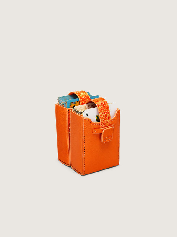 Bridge Card Holder - Tangerine