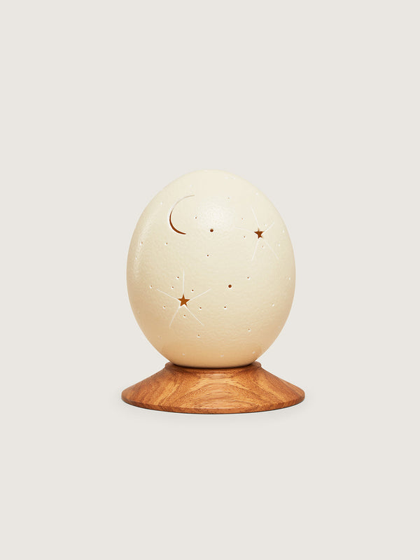 Carved Egg Moon & Stars