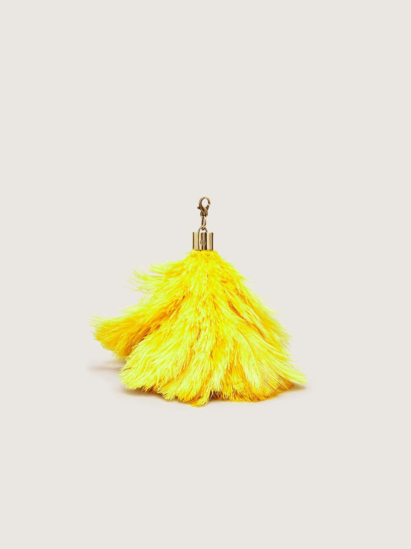 Ostrich Feather Charm - Sun