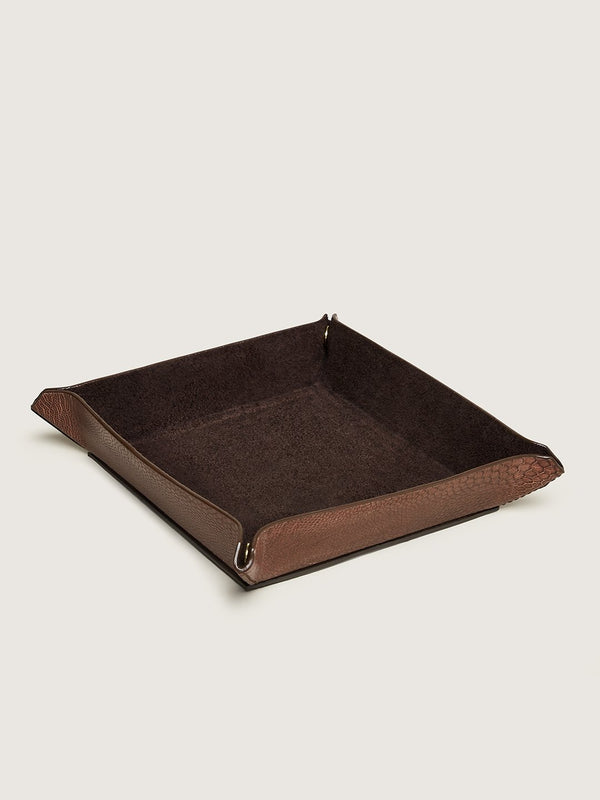 Valet Tray Set - Mid Brown