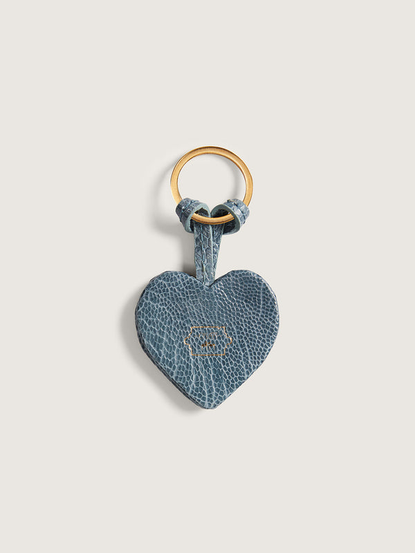 Rattan Keyring - Ahos Blue Jean