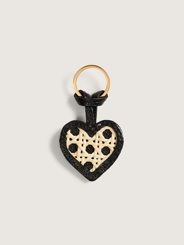 Rattan Keyring - Black