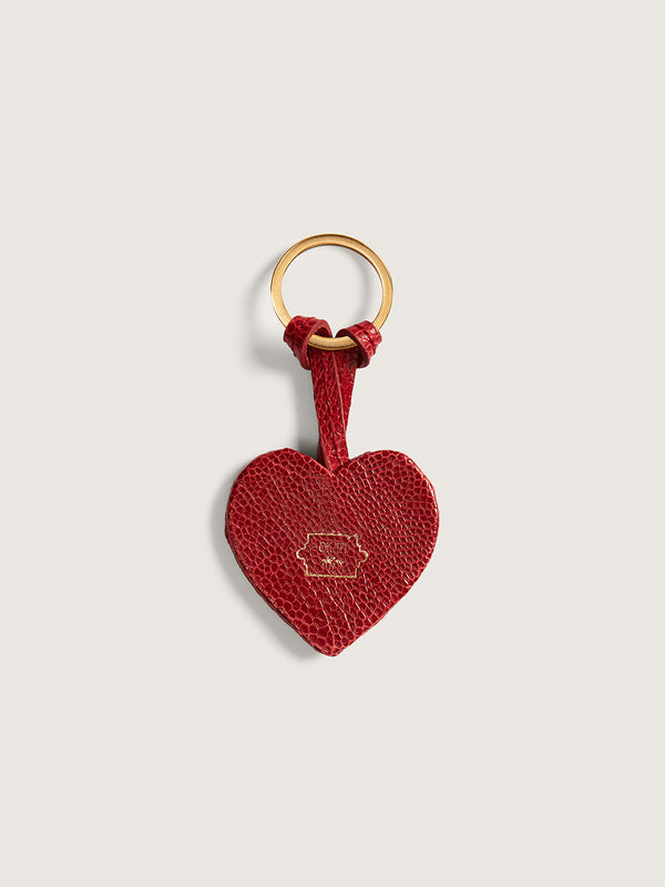 Rattan Keyring - Flame Red