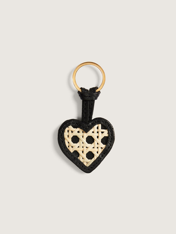 Rattan Keyring - Black