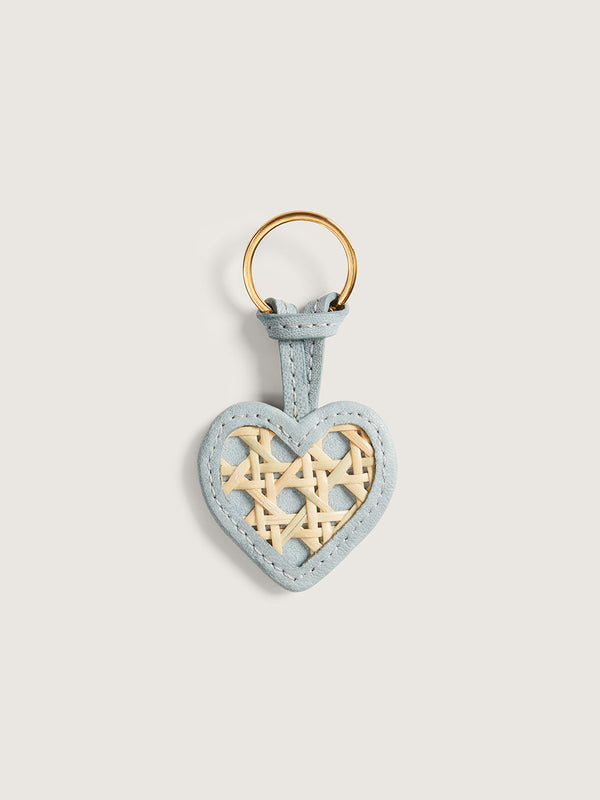 Rattan Keyring - LKP Blue