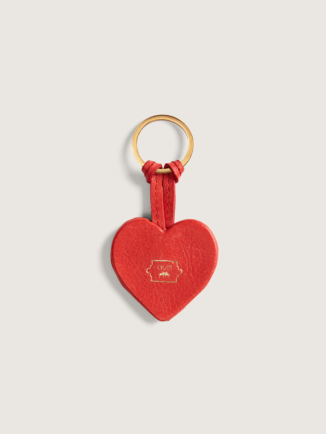Okapi Key Ring Rattan Keyring - Scarlet Red – OKAPI