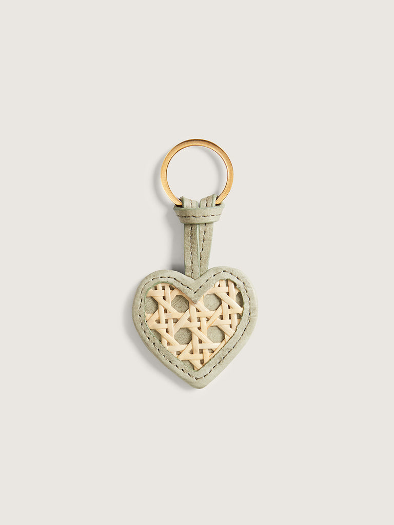 Rattan Keyring - Serpentine Zebra – OKAPI