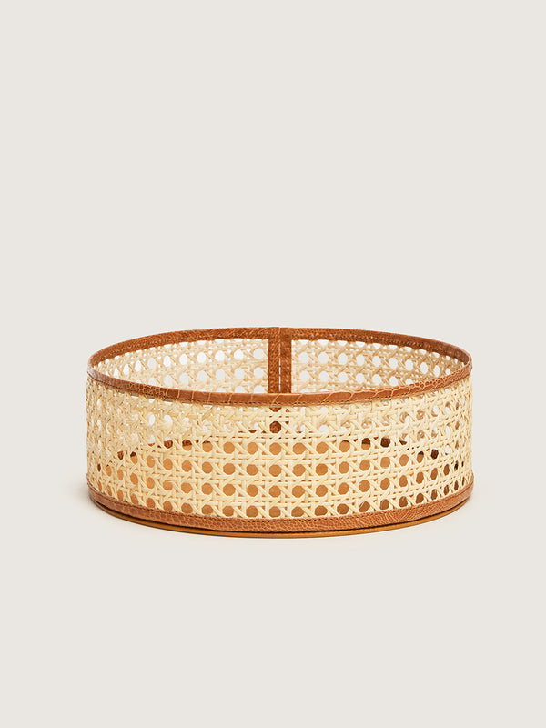 Rattan Bread Basket - Amber