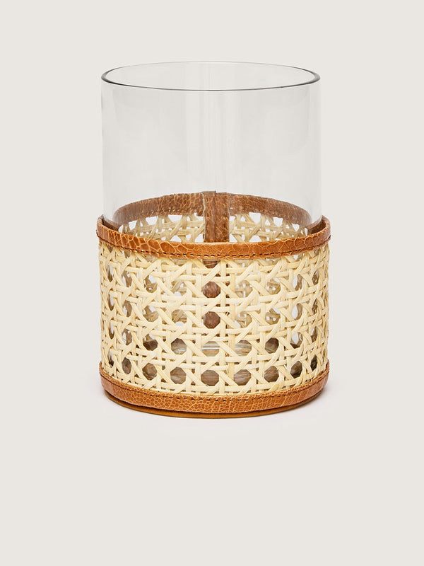 Rattan Vase - Amber